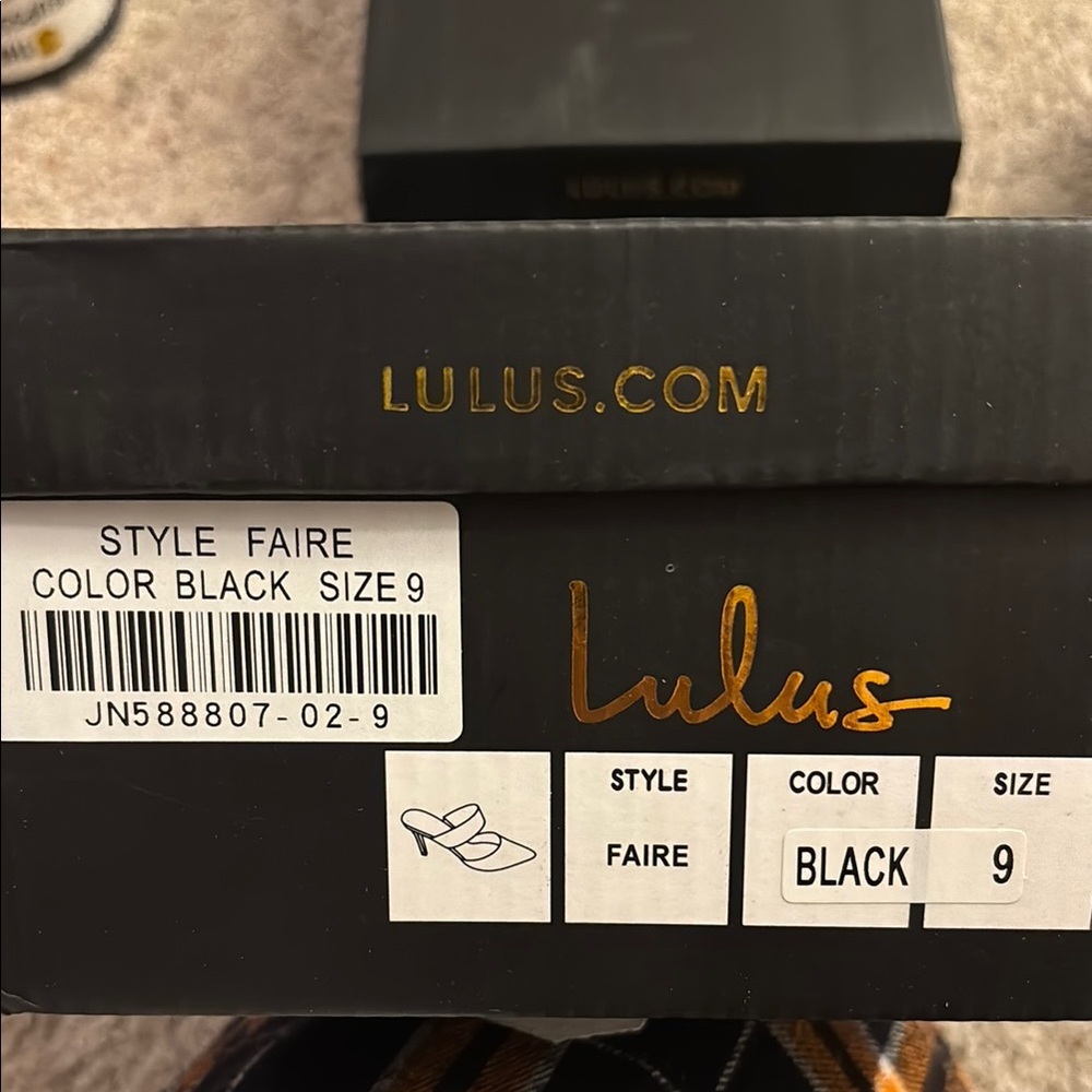 Lulu's Chic Black “Faire” Pointed Toe Mules - Picture 5 of 10